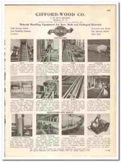 Gifford-Wood Company 1945 vintage industrial catalog conveyors hoists