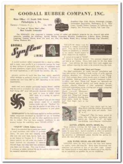 Goodall Rubber Company 1945 vintage industrial catalog chemical Goodall Rubber Company 1945 vintage industrial catalog chemical