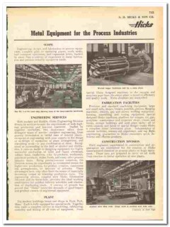 S D Hicks Son Company 1945 vintage industrial catalog metal equipment S D Hicks Son Company 1945 vintage industrial catalog metal equipment
