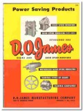 D O James Mfg Company 1945 vintage industrial catalog gear reducers