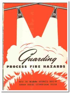Walter Kidde Company 1945 vintage industrial catalog fire extinguisher Walter Kidde Company 1945 vintage industrial catalog fire extinguisher