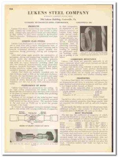 Lukens Steel Company 1945 vintage metal catalog clad industrial Lukens Steel Company 1945 vintage metal catalog clad industrial