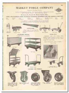 Market Forge Company 1945 vintage industrial catalog material handling