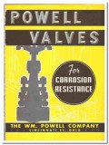 Wm Powell Company 1945 vintage industrial catalog valves corrosion Wm Powell Company 1945 vintage industrial catalog valves corrosion