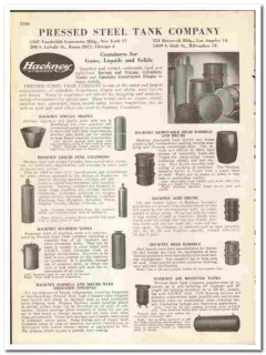 Pressed Steel Tank Company 1945 vintage industrial catalog Hackney Pressed Steel Tank Company 1945 vintage industrial catalog Hackney