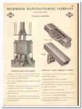 Richmond Mfg Company 1945 vintage industrial catalog separation sifter