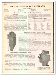 Richardson Scale Company 1945 vintage industrial catalog weighing Richardson Scale Company 1945 vintage industrial catalog weighing