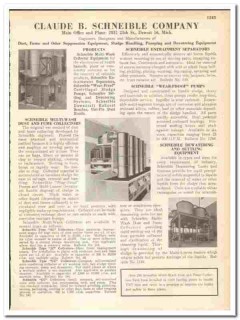 Claude B Schneible Company 1945 vintage industrial catalog fume dust Claude B Schneible Company 1945 vintage industrial catalog fume dust