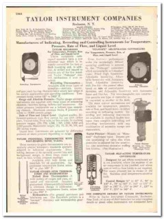 Taylor Instrument Companies 1945 vintage industrial catalog Taylor Instrument Companies 1945 vintage industrial catalog