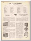Trane Company 1945 vintage heating catalog industrial cooling drying