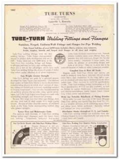 Tube-Turns Inc 1945 vintage industrial catalog fittings flanges Tube-Turns Inc 1945 vintage industrial catalog fittings flanges
