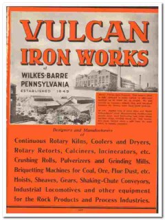 Vulcan Iron Works 1945 vintage industrial catalog kilns coolers dryers Vulcan Iron Works 1945 vintage industrial catalog kilns coolers dryers