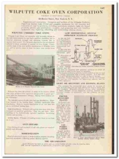 Wilputte Coke Oven Corp 1945 vintage industrial catalog process Wilputte Coke Oven Corp 1945 vintage industrial catalog process