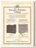Stout Crate Company 1921 vintage ice cream ad Schroeder Cabinets Stout Crate Company 1921 vintage ice cream ad Schroeder Cabinets