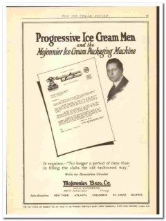 Mojonnier Bros Company 1921 vintage ice cream ad Goodman American Mojonnier Bros Company 1921 vintage ice cream ad Goodman American