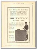 Homer Mfg Company 1921 vintage ice cream ad Cabinets money every sale Homer Mfg Company 1921 vintage ice cream ad Cabinets money every sale