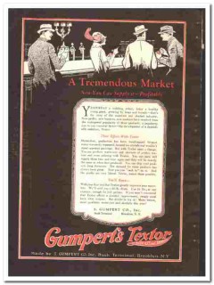 S Gumpert Company 1924 vintage ice cream ad Tremendous Market Textor