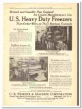 U S Freezer Machine Corp 1924 vintage ice cream ad Heavy Duty expands U S Freezer Machine Corp 1924 vintage ice cream ad Heavy Duty expands