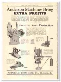 Anderson Bros Mfg Company 1928 vintage ice cream ad machines profits Anderson Bros Mfg Company 1928 vintage ice cream ad machines profits
