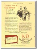 Anheuser-Busch Inc 1928 vintage ice cream ad Dry-Pack Cabinets