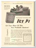 Automatic Cone Company 1928 vintage ice cream ad Icy-Pi curb service