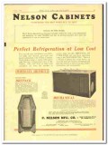 C Nelson Mfg Company 1928 vintage ice cream ad cabinets refrigeration