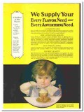 Citrus Products Company 1928 vintage ice cream ad flavors advertising Citrus Products Company 1928 vintage ice cream ad flavors advertising