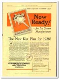 Citrus Products Company 1928 vintage ice cream ad Kist Plan now ready Citrus Products Company 1928 vintage ice cream ad Kist Plan now ready