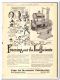 York Ice Machinery Corp 1929 vintage ice cream ad Freezing Inefficient York Ice Machinery Corp 1929 vintage ice cream ad Freezing Inefficient
