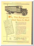 Joseph Miller Company 1929 vintage truck ad Kolbets Ice Cream