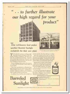 U S Gutta Percha Paint Company 1929 vintage ad Barreled Sunlight