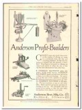 Anderson Bros Mfg Company 1929 vintage ice cream ad profit-builders Anderson Bros Mfg Company 1929 vintage ice cream ad profit-builders