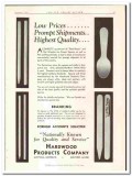 Hardwood Products Company 1933 vintage ice cream ad spoons quality