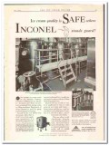 International Nickel Company 1933 vintage ice cream ad Inconel safe