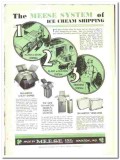 Meese Inc 1933 vintage ice cream ad Shamrock Shipper system vendaires