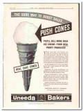 National Biscuit Company 1933 vintage ice cream ad Push Cones