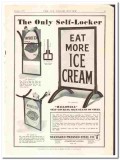 Standard Pressed Steel Company 1933 vintage ice cream ad Self-Locker Standard Pressed Steel Company 1933 vintage ice cream ad Self-Locker