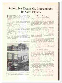 Arnold Ice Cream Company 1934 vintage dairy article York Pa Arnold Ice Cream Company 1934 vintage dairy article York Pa