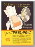Bloomer Bros Company 1934 vintage ice cream ad Peel-Pail banana Bloomer Bros Company 1934 vintage ice cream ad Peel-Pail banana