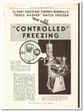 Cherry-Burrell Corp 1934 vintage ice cream ad Controlled Freezing Cherry-Burrell Corp 1934 vintage ice cream ad Controlled Freezing