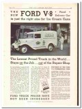 Ford Motor Company 1934 vintage truck ad Panel Delivery Car ice cream