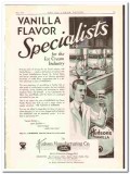 Hudson Mfg Company 1934 vintage ice cream ad Vanilla flavor specialist Hudson Mfg Company 1934 vintage ice cream ad Vanilla flavor specialist