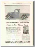 International Harvester Company 1934 vintage truck ad half-ton C-1