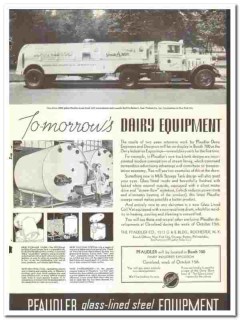 Pfaudler Company 1934 vintage ice cream ad Dairy Equipment tomorrow