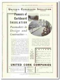 United Cork Companies 1934 vintage ice cream ad corkboard insulation United Cork Companies 1934 vintage ice cream ad corkboard insulation