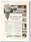 Vortex Cup Company 1934 vintage ice cream ad cone Twinkles Jumbo Gobs