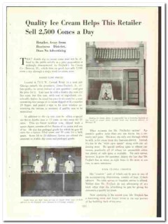 Frejlach Ice Cream Company 1935 vintage dairy article cone Berwyn IL Frejlach Ice Cream Company 1935 vintage dairy article cone Berwyn IL