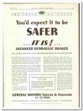 General Motors Truck Company 1935 vintage ad Lockheed Hydraulic Brakes
