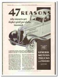 General Motors Truck Company 1935 vintage ad reasons higher yield