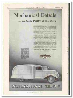 International Harvester Company 1935 vintage truck ad C-30 Details